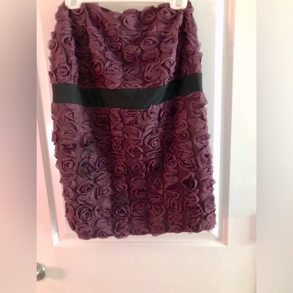 Torrid sz 4 tube top with 3-D rosettes GUC - Picture 1 of 5